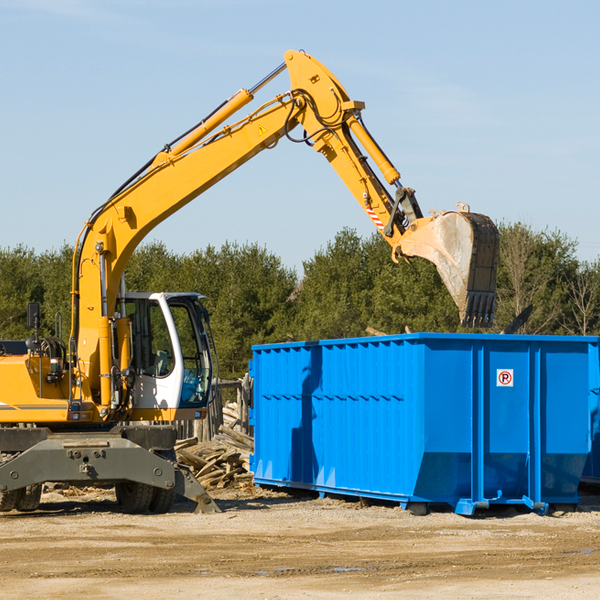 what size residential dumpster rentals are available in Springvale